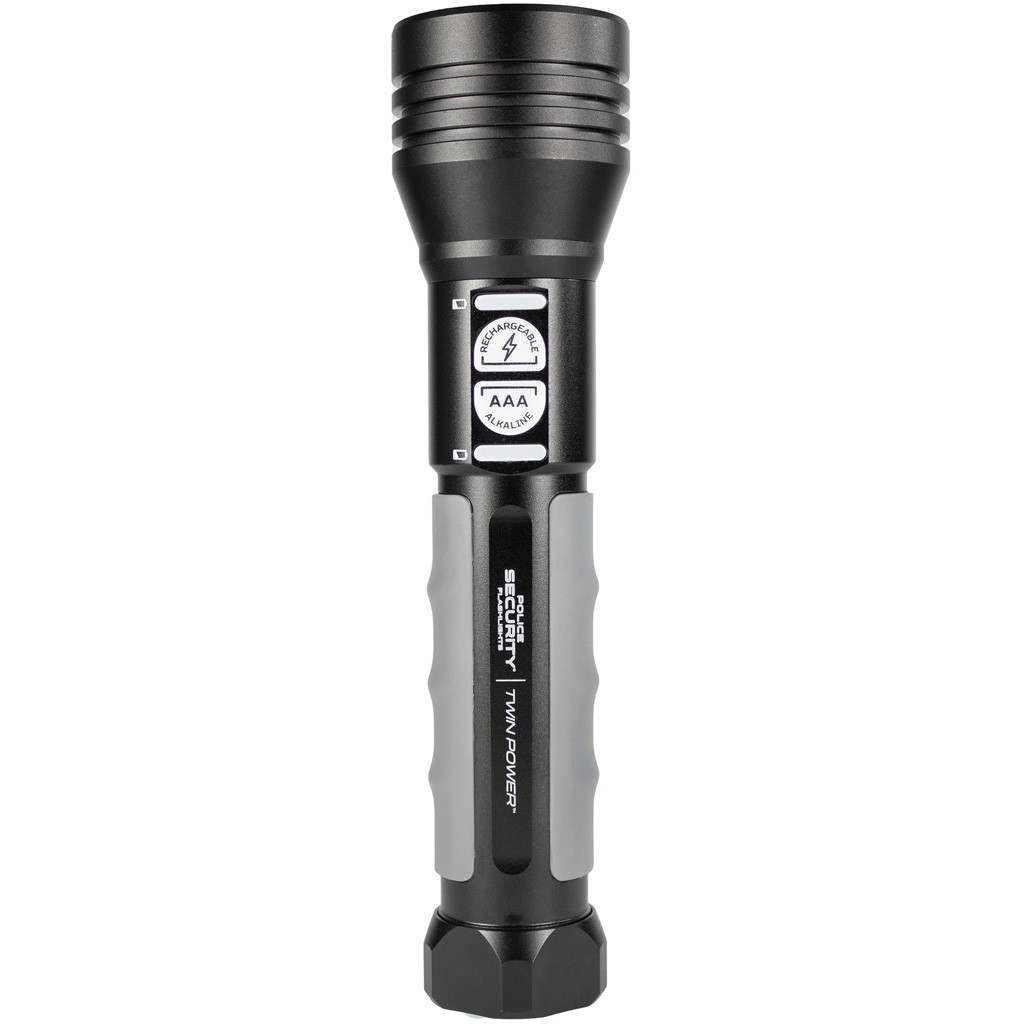 Police Security Twin Power Flashlight 600 Lumen