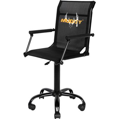 Muddy Rolling Swivel Chair Black