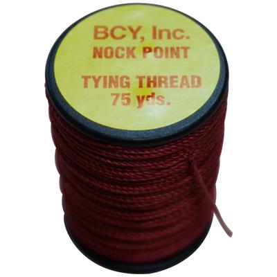 BCY Nock Point Tying Thread Red 75 yds.