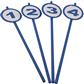 BowTree Target Number Stake Kit 10 pk.