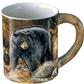 Wild Wings Sculpted Mug Autumn Streamside Bear