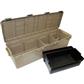 MTM The Mule Mobile Gear Carrier Wheeled Crate w/ Divider Dark Earth