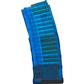 MFT EXD Translucent Blue Mag AR15 5.56x45mm 30 rd.