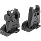 Rock River Arms NSP Flip-Up Sight Set Black Front and Rear