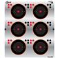 EzAim Reflective Splash Aiming Dot Adhesive Target 3 in. 6 pk.