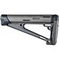 Hogue OverMolded Fixed Buttstock Grey fits A2 Buffer Tube