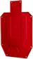 DA Targets Reactive Silhouette Target Mild Half Size