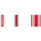 Bohning Arrow Wraps Crested Red 7 in. Standard 13 pk.