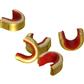 Saunders Brass Nok Set Red 16-18 Strand 1000 pk.