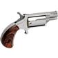 NAA 22MSCP Mini-Revolver Combo 22 LR/.22 WMR Stainless/Ported Wood 1.13 in 5 rd.