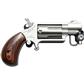 NAA Mini-Revolver w/ Belt Buckle 22 WMR Stainless/Matte Wood 1.13 in. 5 rd.