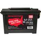 Winchester Rimfire Ammo Can 22 LR. Black Plated Lead RN 2000 rd.