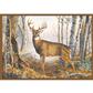Custom Printed Rug Whitetail Deer